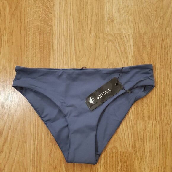 Tavik Ali Hipster Full Coverage Bikini Bottoms size XS in Muted Indigo - Picture 5 of 11
